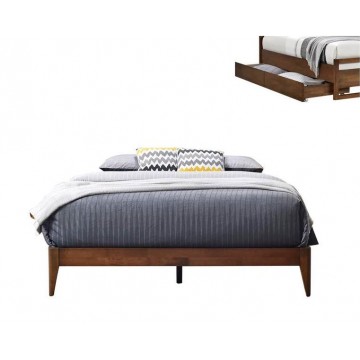 Soild Wooden Bed Wooden Bed WB1152B (Queen/King)